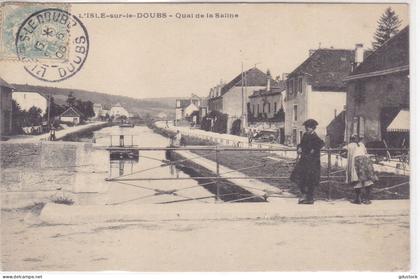 Doubs - Isle-sur-le-Doubs - Quai de la Saline