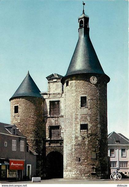 Carte Postale - 36 - Issoudun - Le Beffroi - Flamme Postale de Issoudun - Boucherie - CPM - Voir Scans Recto-Verso - Pos