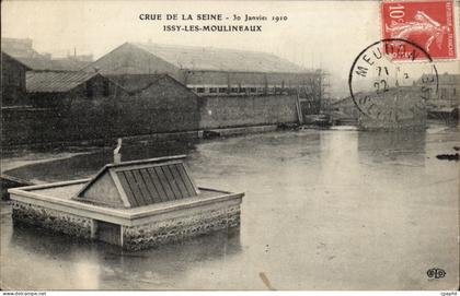 Issy Les Moulineaux CPA Crue de la Seine 1910