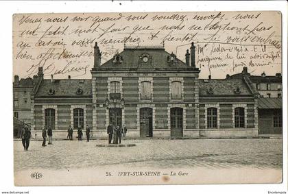 CPA-Carte Postale France-Ivry sur Seine-La Gare- 1913 -VM19736