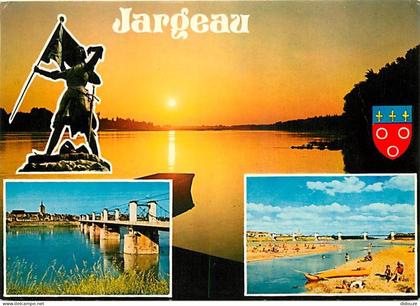 45 - Jargeau - Multivues - Blasons - CPM - Voir Scans Recto-Verso