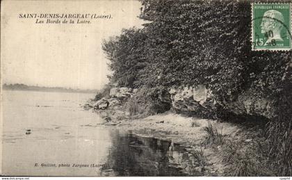 CPA Saint denis Jargeau (Loiret) Les Bords de la Loire