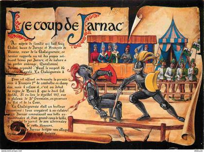 Carte Postale - 16 - Jarnac - Le coup de Jarnac - Illustration - CPM - Voir Scans Recto-Verso - Poscard - Carta Postal -