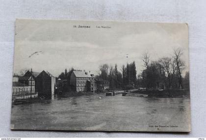 Cpa 1917, Jarnac, les moulins, Charente 16