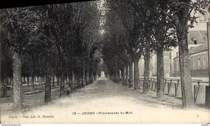 CPA Joigny Promenades Du Midi