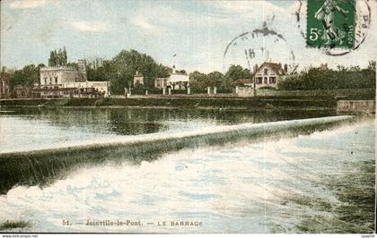 CPA Joinville le Pont Le barrage