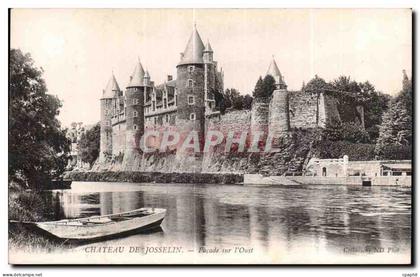 CPA Chateau De Josselin Facade sur I Oust
