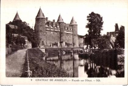 CPA Chateau De Josselin Facade sur I Oust