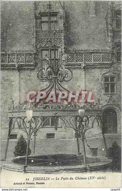 CPA Josselin Le Puits du Chateau