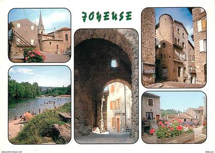 07 - Joyeuse - Multivues - CPM - Voir Scans Recto-Verso