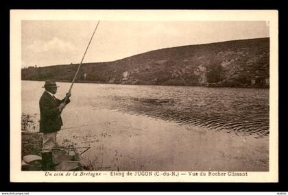 22 - JUGON-LES-LACS - PECHE A LA LIGNE DANS L'ETANG