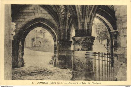 CPA Jumieges Ancienne entree de I'Abbaye