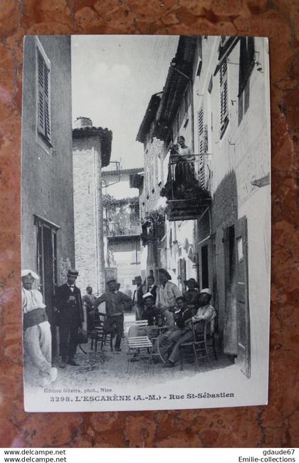 L'ESCARENE (06) - RUE ST SAINT SEBASTIEN