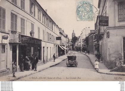 CPA  95  L'ISLE ADAM grande  rue
