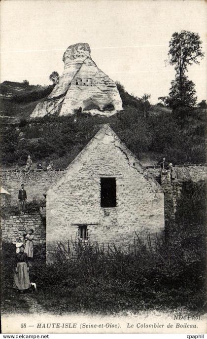CPA Haute Isle Le Colombier de Boileau (animee)