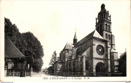 CPA L'Isle Adam L'Eglise