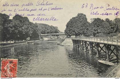 CPA L'Isle-Adam le grand pont