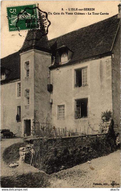 CPA L'Isle sur Serein Tour Carree (1478496)