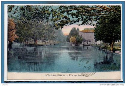 84 - L'ISLE sur SORGUE --  L'Ile des joutes