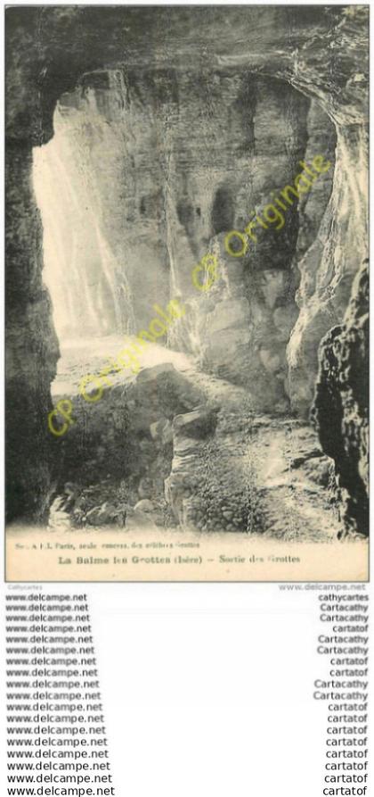 38.  LA BALME LES GROTTES .  Sortie des Grottes .