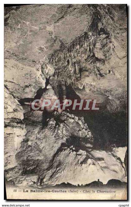 CPA La Balme les Grottes Chez la Charcutiere
