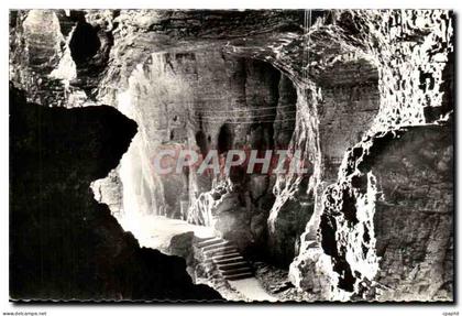 CPA Les Grottes De La Blame Sortie des Grottes