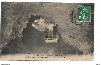 LA BALME-les-GROTTES Intérieur des Grottes - Retour du Lac
