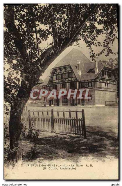 CPA La Baule Les Pins La Gare
