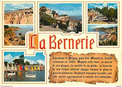 44 - La Bernerie en Retz - Multivues - Automobiles - Plage - Voile - CPM - Voir Scans Recto-Verso