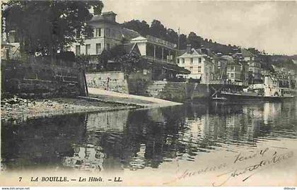 76 - La Bouille - Les Hotels - CPA - Voir Scans Recto-Verso