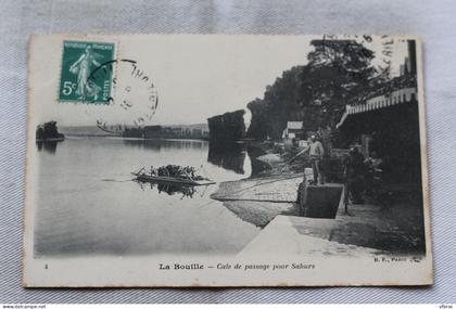 La Bouille, cale de passage pour Sahurs, Seine Maritime 76