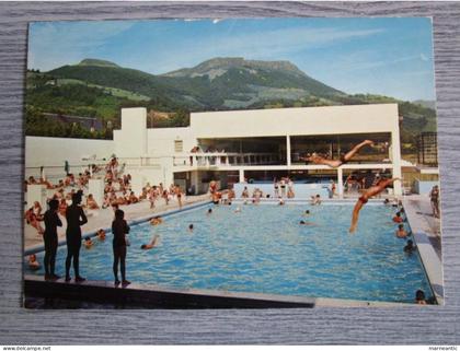 Cpa la Bourboule (63) la piscine