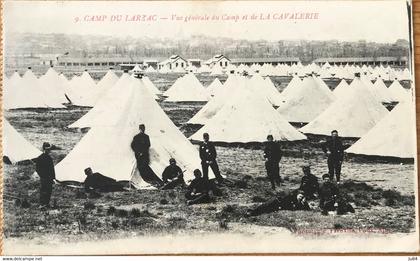 Aveyron - La Cavalerie - Camp du Larzac - Carte postale avec vue générale - Correspondance