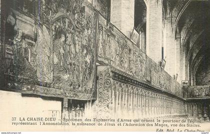 CPA la Chaise Dieu Specimen des Tapisseries d'Arras