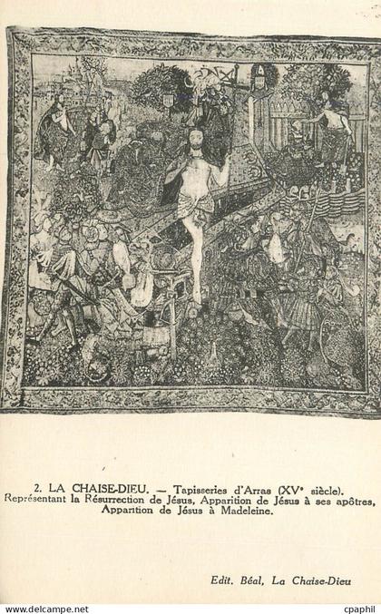 CPA la Chaise Dieu Tapisseries d'Arras (XVe Siecle)