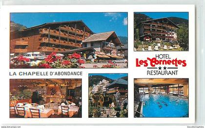 14895 - LA CHAPELLE D ABONDANCE - CPM - HOTEL RESTAURANT LES CORNETTES