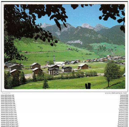 carte ( format 15 x 10,5 cm )  la chapelle d' abondance  ( nouvelle résidence )( recto verso )