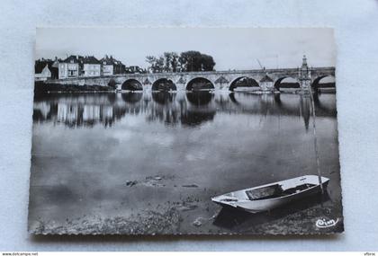 Cpm, La Charité sur Loire, le pont de pierre, Nièvre 58