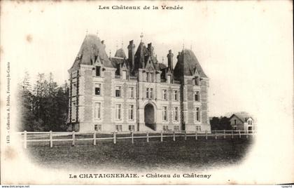 CPA Les Chateaux De La Vendee La Chataigneraie Chateau Du Chatenay