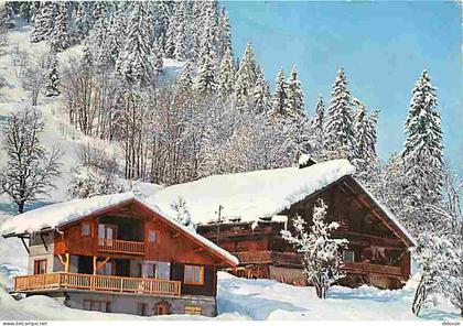 74 - La Clusaz - Chalets enneigés - Hiver - Neige - CPM - Voir Scans Recto-Verso