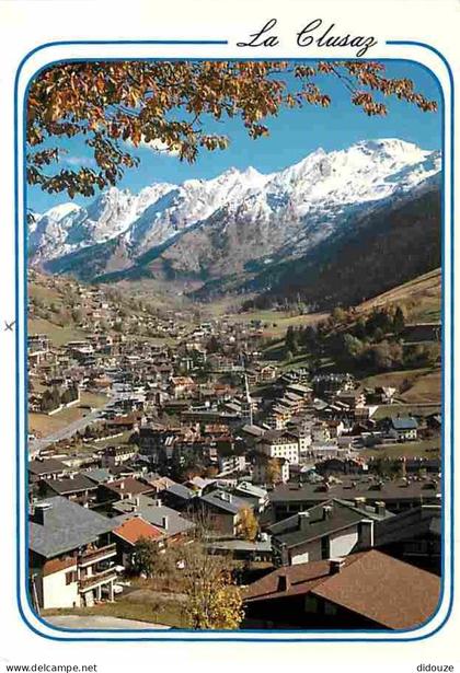 74 - La Clusaz - Vue Générale - La Chaine des Aravis - CPM - Voir Scans Recto-Verso