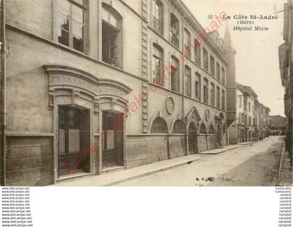 38.  LA COTE SAINT-ANDRE .  Hôpital Mixte .