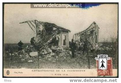 93 La Courneuve - CATASTROPHE DE LA COURNEUVE  15 Mars 1918 - cpa