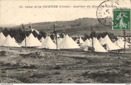 CPA La Courtine Quartier Du Mess Des officiers