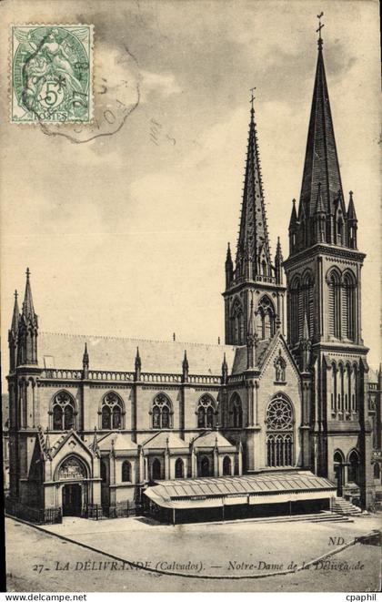 CPA La Delivrande Notre Dame de La Delivrande