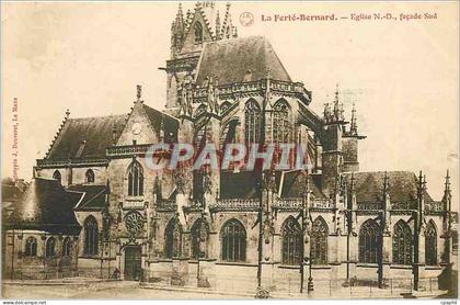 CPA La Ferte Bernard Eglise ND facade Sud