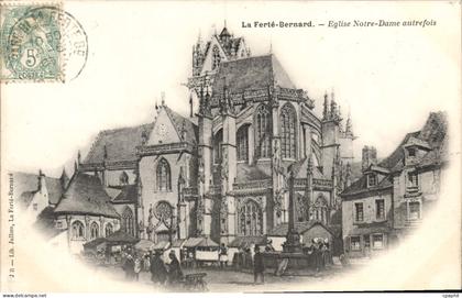 CPA La Ferté Bernard Eglise Notre Dame