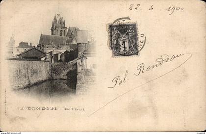 CPA La Ferte Bernard Rue florant