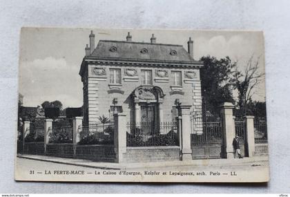 La Ferté Macé, la caisse d'épargne Keipfer et Lepeigneux, Orne 61