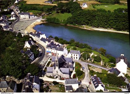 CPSM L'Eglise Et Le Fond De La Baie De La Foret Fouesnant